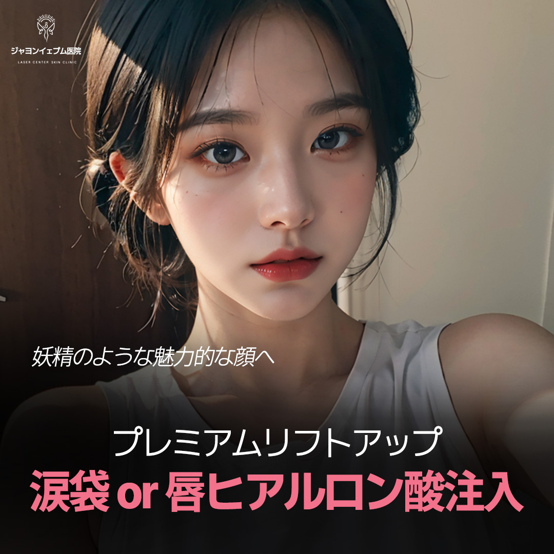 Tiêm Hyaluronic Acid túi lệ・môi hướng đến độ nổi lý tưởng｜Viện trưởng giàu kinh nghiệm thủ thuật｜Phòng khám Jayeon Yeppeum