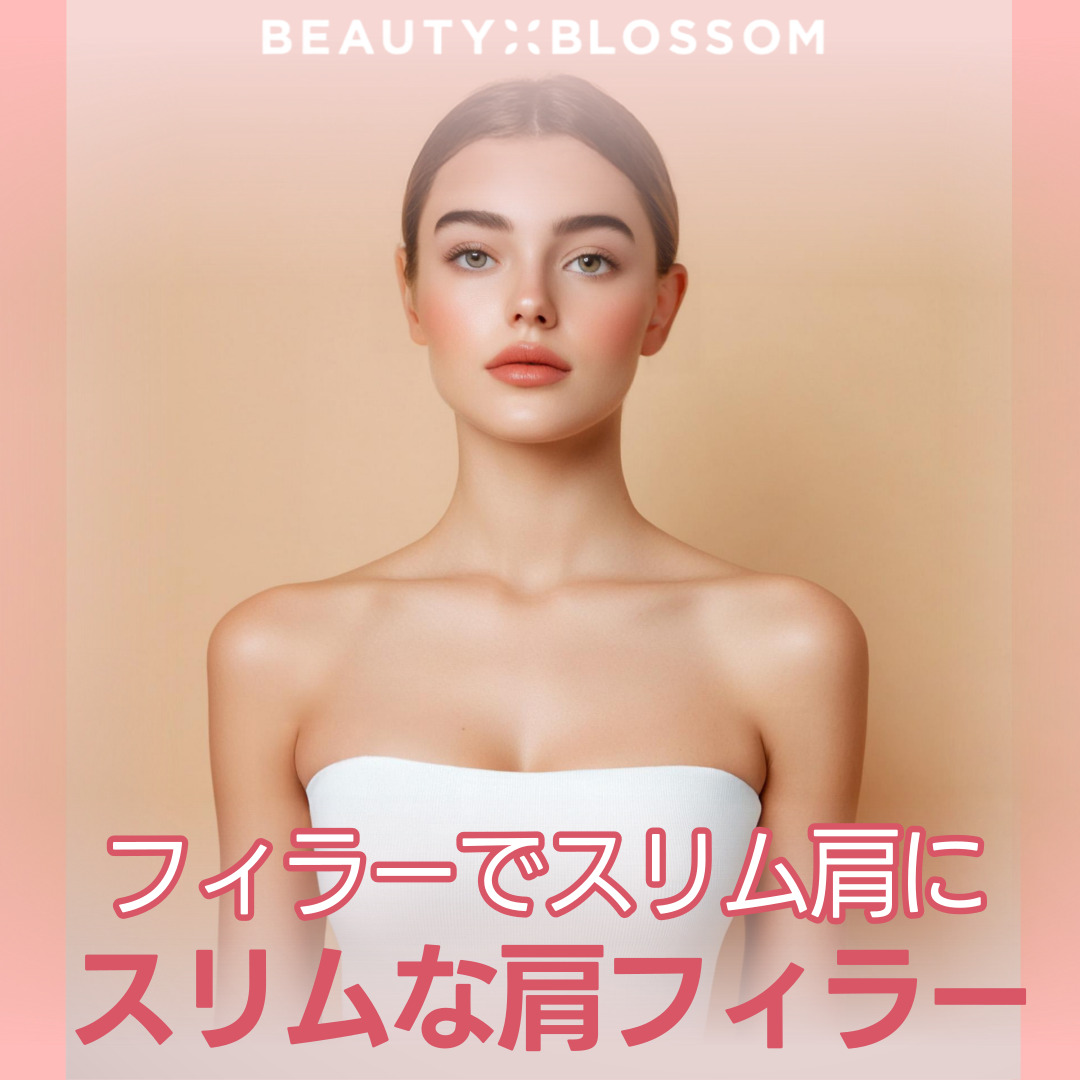 Filler vai hướng đến đường vai mịn màng｜Cải thiện vai vuông・trông mập thân trên｜Phòng khám Beauty Blossom