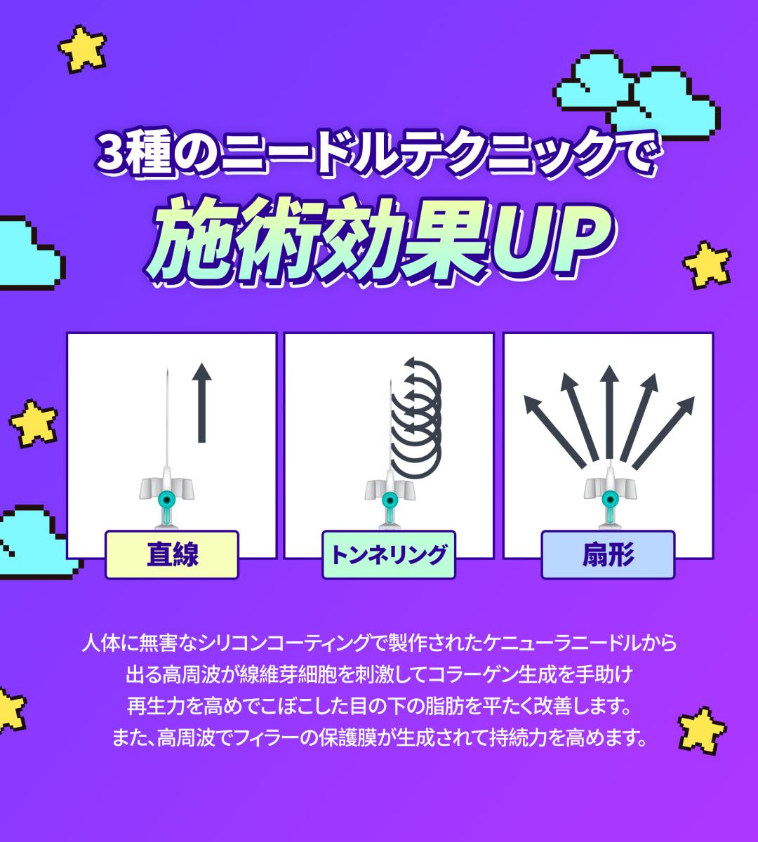 Cải thiện quầng thâm・mỡ dưới mắt Laser sóng cao tần + Filler Collagen hướng tới vùng mắt trẻ trung | Gangnam Jfeel Clinic