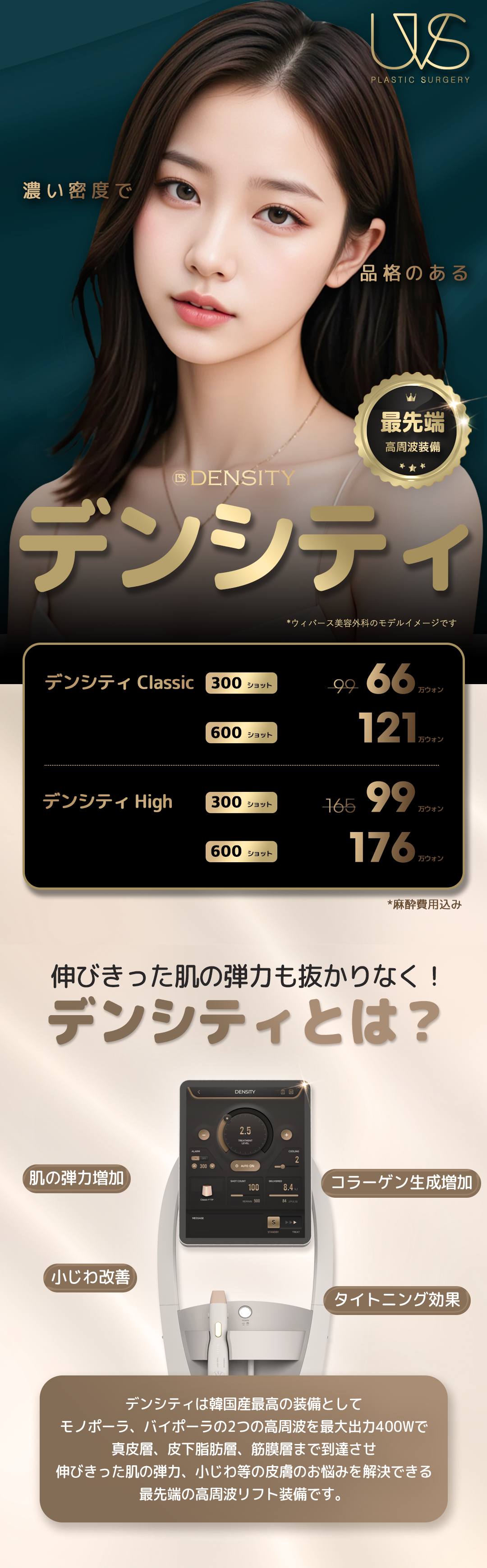 Denserthi cao tần Lift | Monopolar & Bipolar tiếp cận sâu vào da | Bệnh viện Thẩm mỹ Wiverse