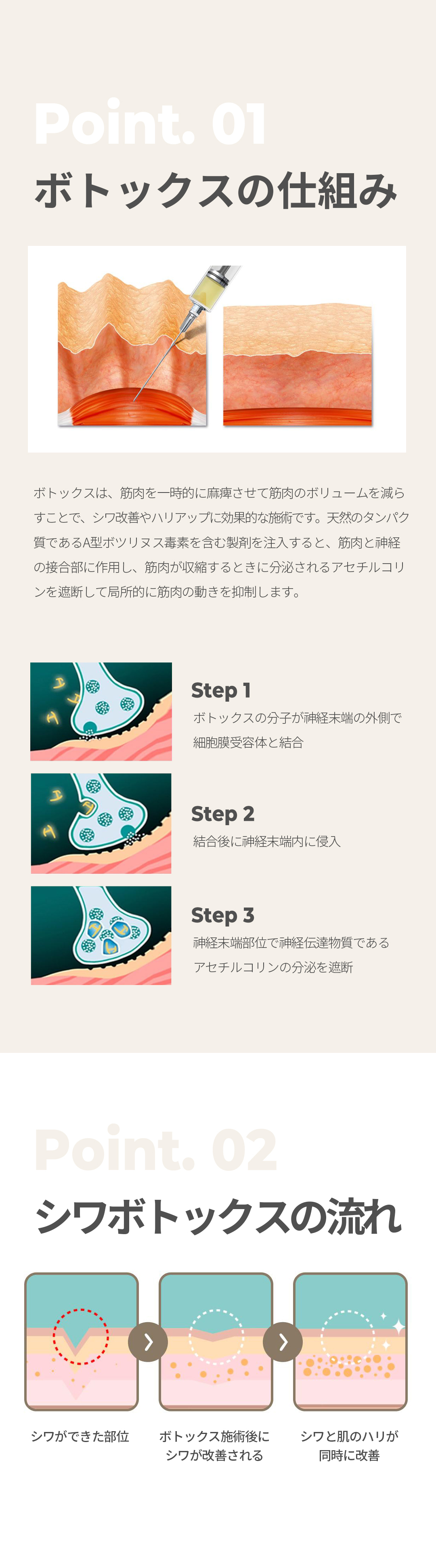 Botox nếp nhăn 1 vùng 4.763 yên｜Kết quả tự nhiên bởi bác sĩ chuyên khoa da liễu｜Phòng khám Da liễu The First Busan