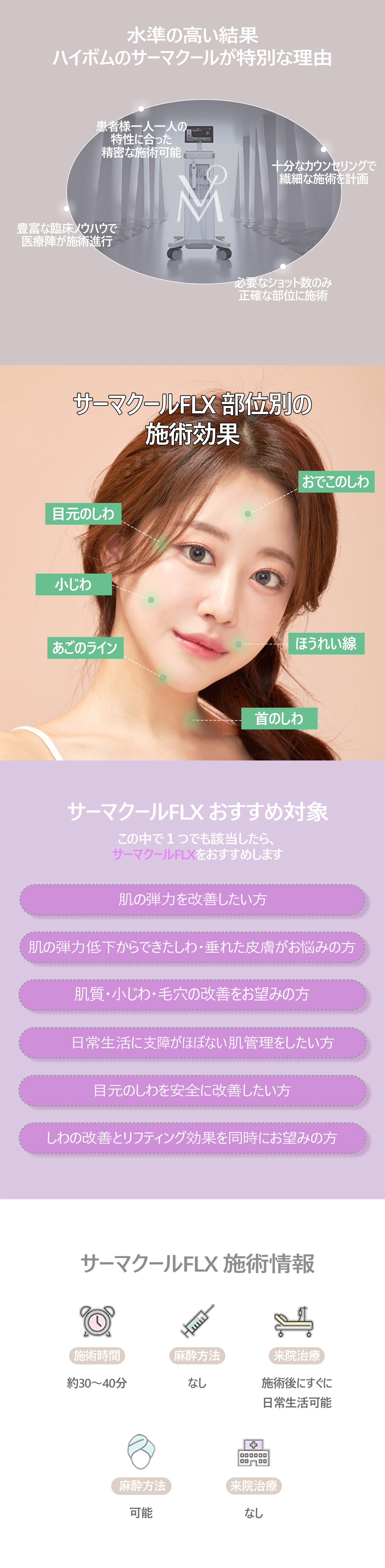 Thermage FLX 600 Shot｜Thủ thuật nâng cơ hướng đến tái tạo collagen trong 1 lần｜Viện thẩm mỹ Hibom