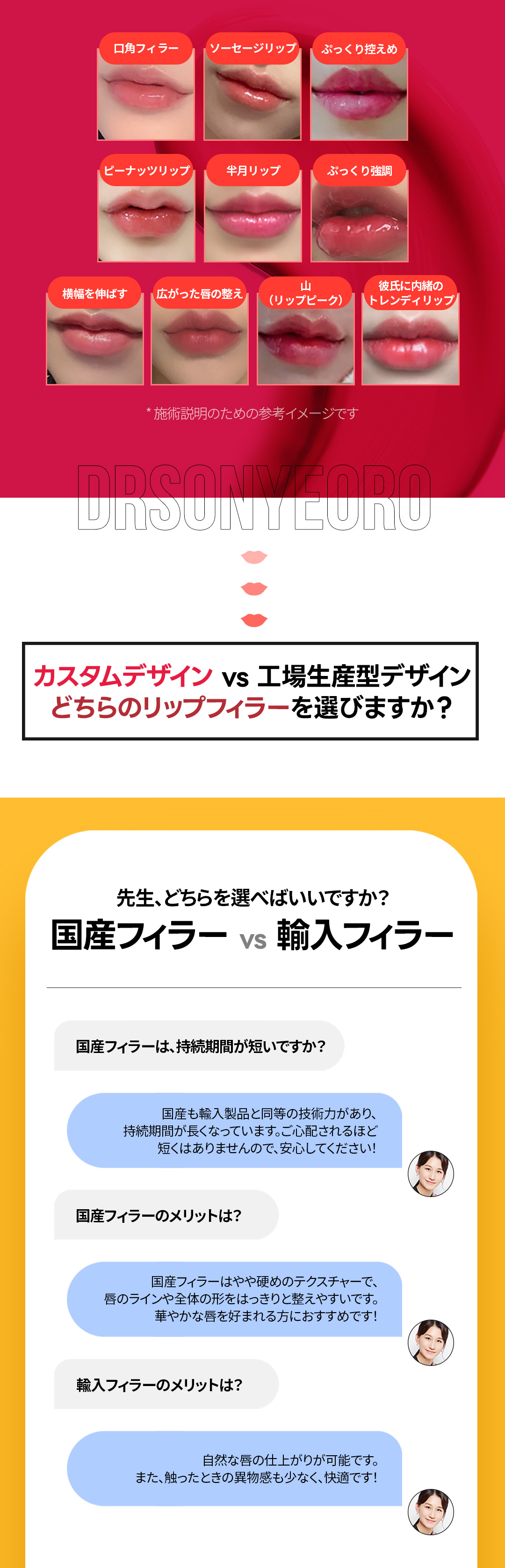 Filler môi Hàn Quốc｜Hướng đến môi lý tưởng với thiết kế tùy chỉnh cá nhân｜Phòng khám Doctor Sonyeoro Gangnam Apgujeong