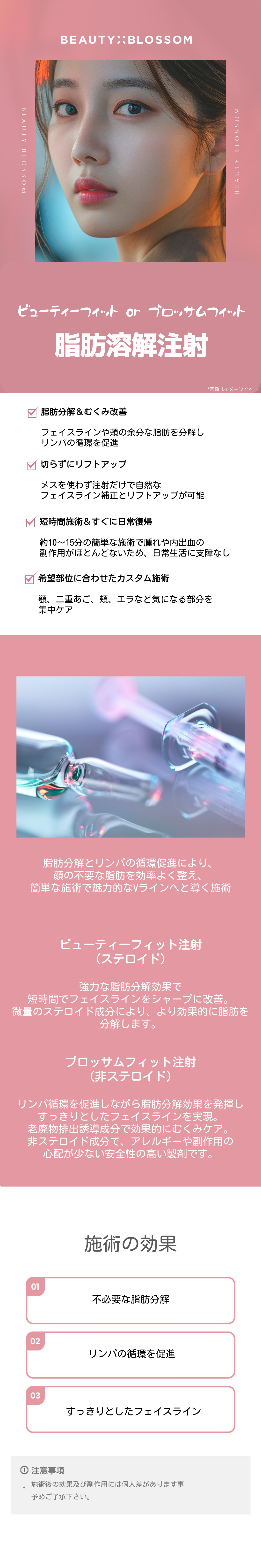 Tiêm tan mỡ tạo V-line | Chăm sóc mặt nhỏ không cần dao mổ | Beauty Blossom (Seoul Hapjeong)