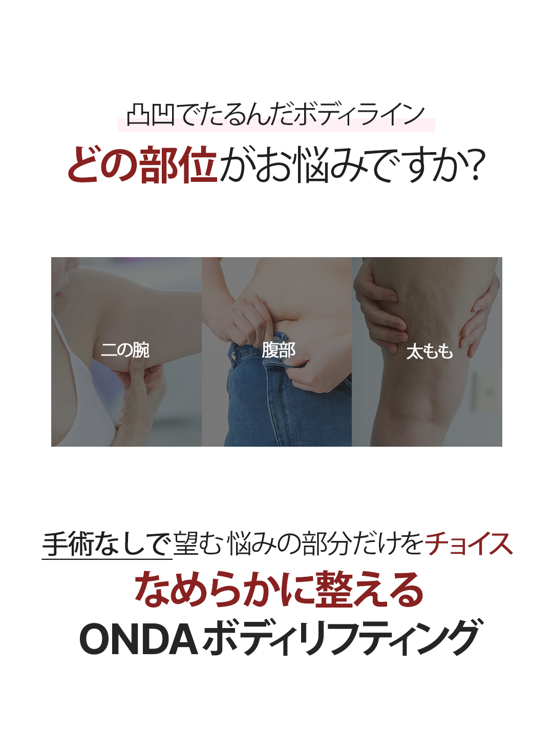 ONDA Body Lifting｜Nhắm đến body đàn hồi bằng sóng cực ngắn không phẫu thuật｜Phòng khám Cheongdam Dear Cheongdam-dong