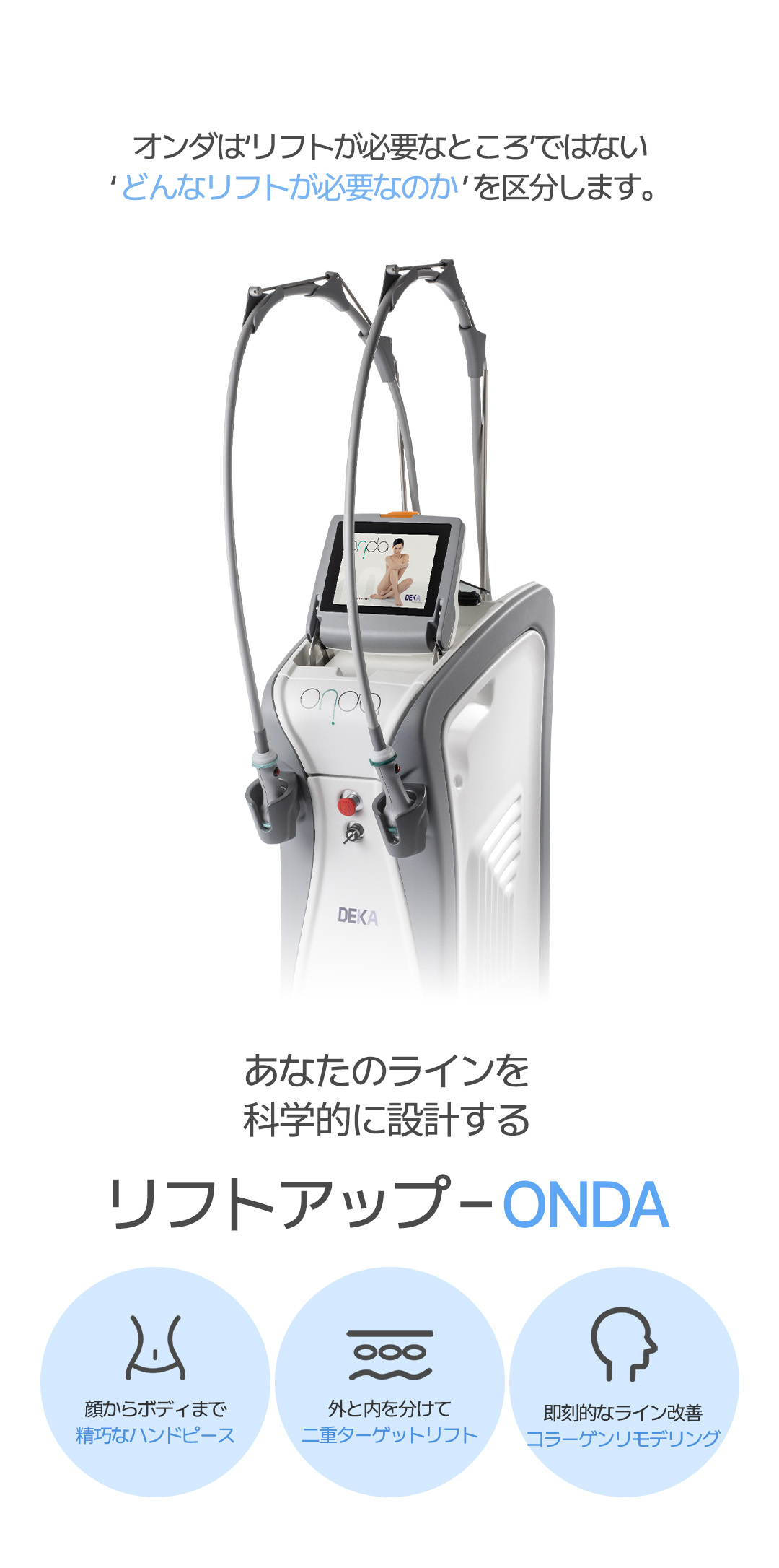 ONDA Lift cải thiện độ đàn hồi da & đường viền | Nâng cơ thế hệ mới không cần gây tê | Phòng khám Jfeel chi nhánh Hongdae