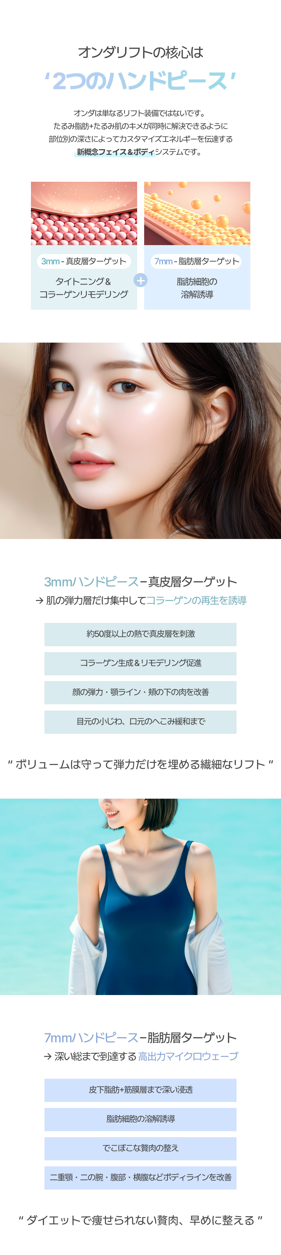 ONDA Lift cải thiện độ đàn hồi da & đường viền | Nâng cơ thế hệ mới không cần gây tê | Phòng khám Jfeel chi nhánh Hongdae