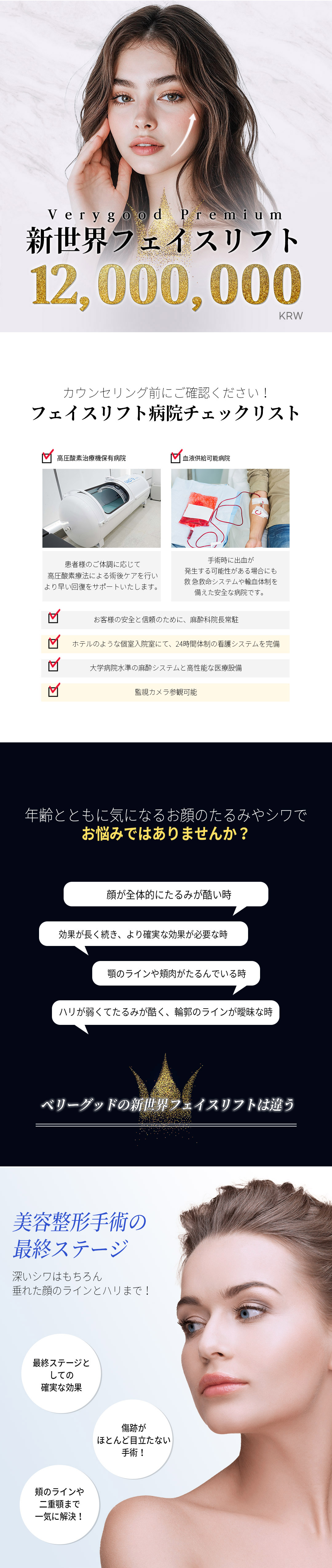 Căng da mặt New World | Phẫu thuật nâng cơ cải thiện chảy xệ và nếp nhăn | Very Good - Gangnam