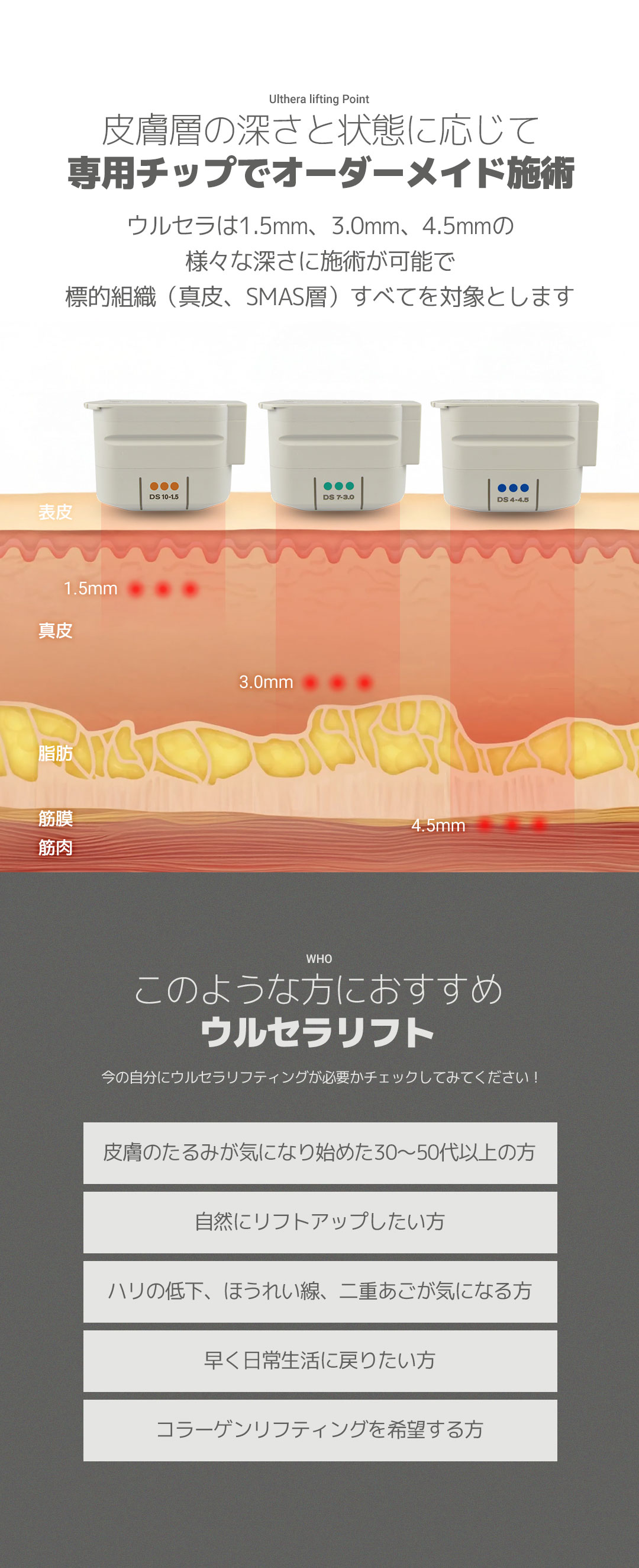 Ulthera Lift 300 Shot｜Hướng đến cải thiện chảy xệ với thủ thuật bởi bác sĩ chuyên khoa hơn 25 năm kinh nghiệm｜Viện thẩm mỹ DM Apgujeong