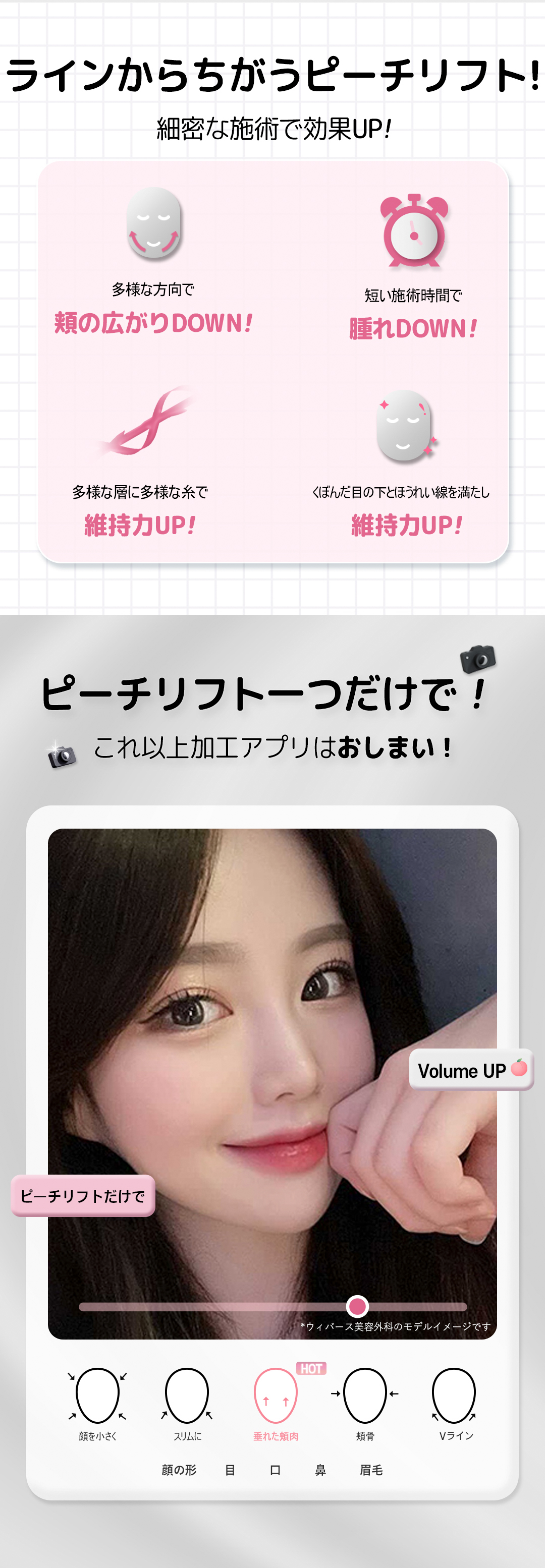 Peach Thread Lift Weavers Plastic Surgery Hàn Quốc | Hướng tới liftup tự nhiên bằng tiếp cận đa tầng・đa hướng | Ga Gangnam