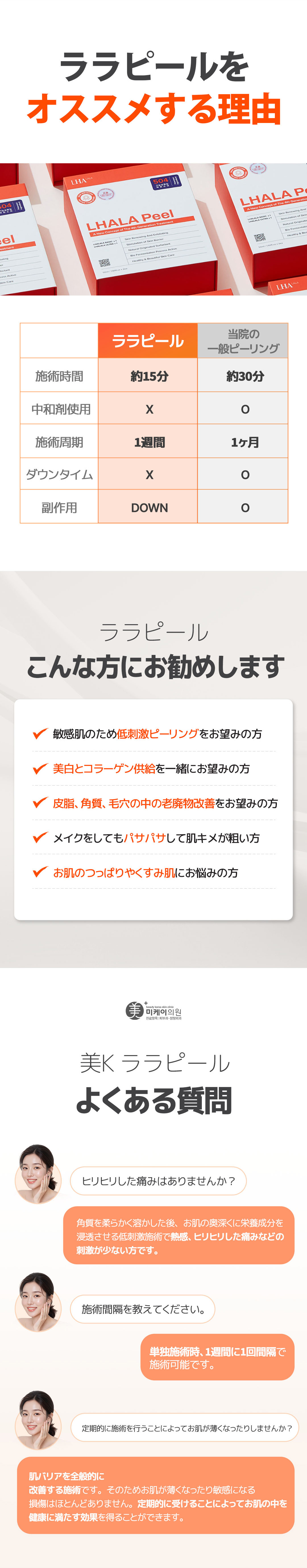 Lara Peel tại Phòng khám MiK Seoul ga Gangnam | Peel thế hệ 4 ít kích ứng để chăm sóc da đẹp