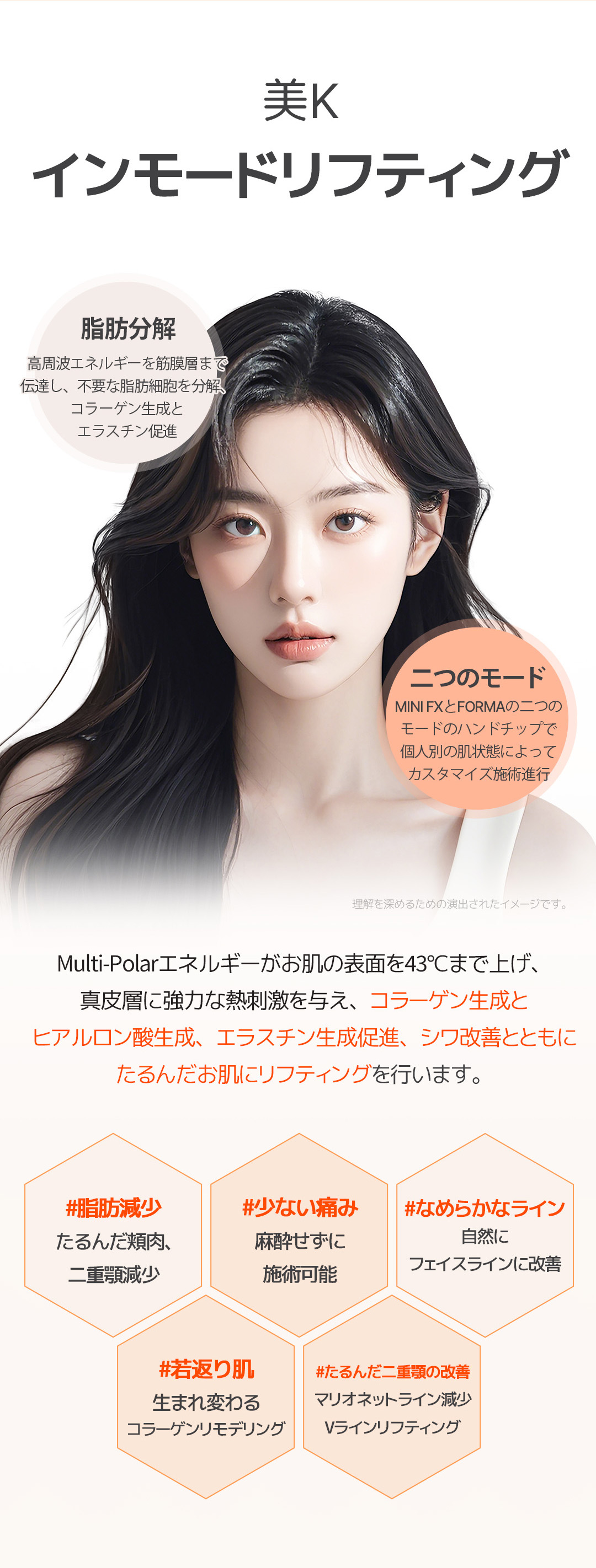 Nâng cơ Inmode | Điều trị RF cải thiện đường V-line và chảy xệ | Phòng khám MiK ga Gangnam