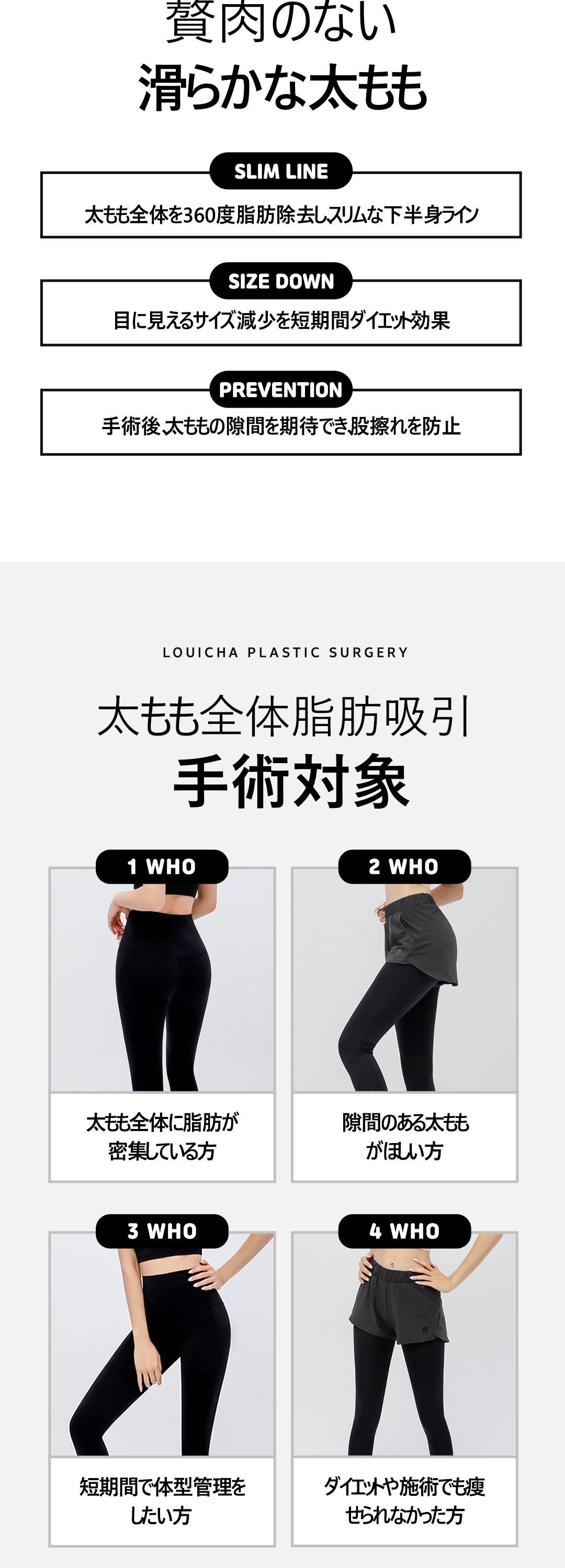 Hút mỡ đùi 360 độ｜Seoul Cheongdam Luixa Clinic｜Thủ thuật dung lượng lớn hướng tới đường viền chân thon gọn