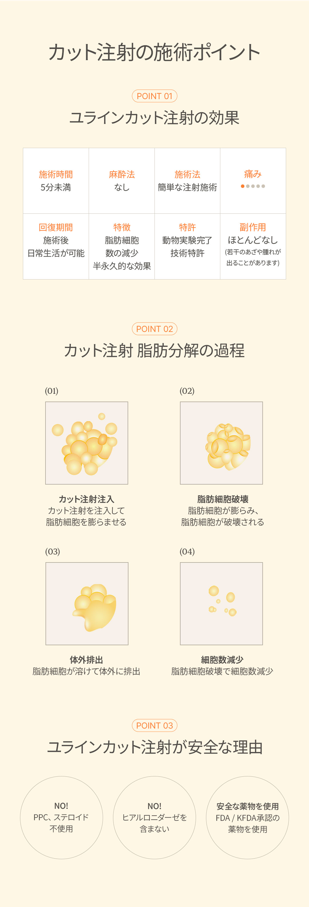 Tiêm Tune & Cut | Giảm béo y tế phá hủy tế bào mỡ + cải thiện đường cong cơ thể | U-Line Clinic Gangnam Seoul