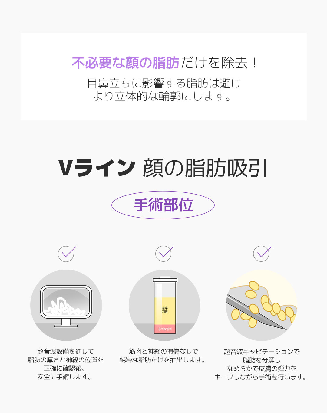 Hút mỡ mặt V-line nhằm V-line | Tạo hình khuôn mặt không dao từ 250.000 won | Ilgongong Plastic Surgery | Ga Apgujeong