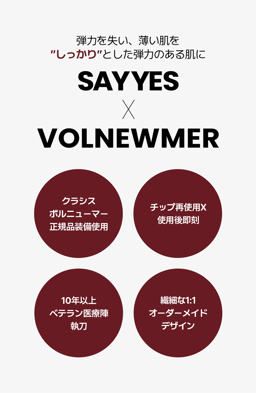 Volnewma Lift 300 Shot | RF Lifting giảm đau chăm sóc độ đàn hồi da | Say Yes Clinic