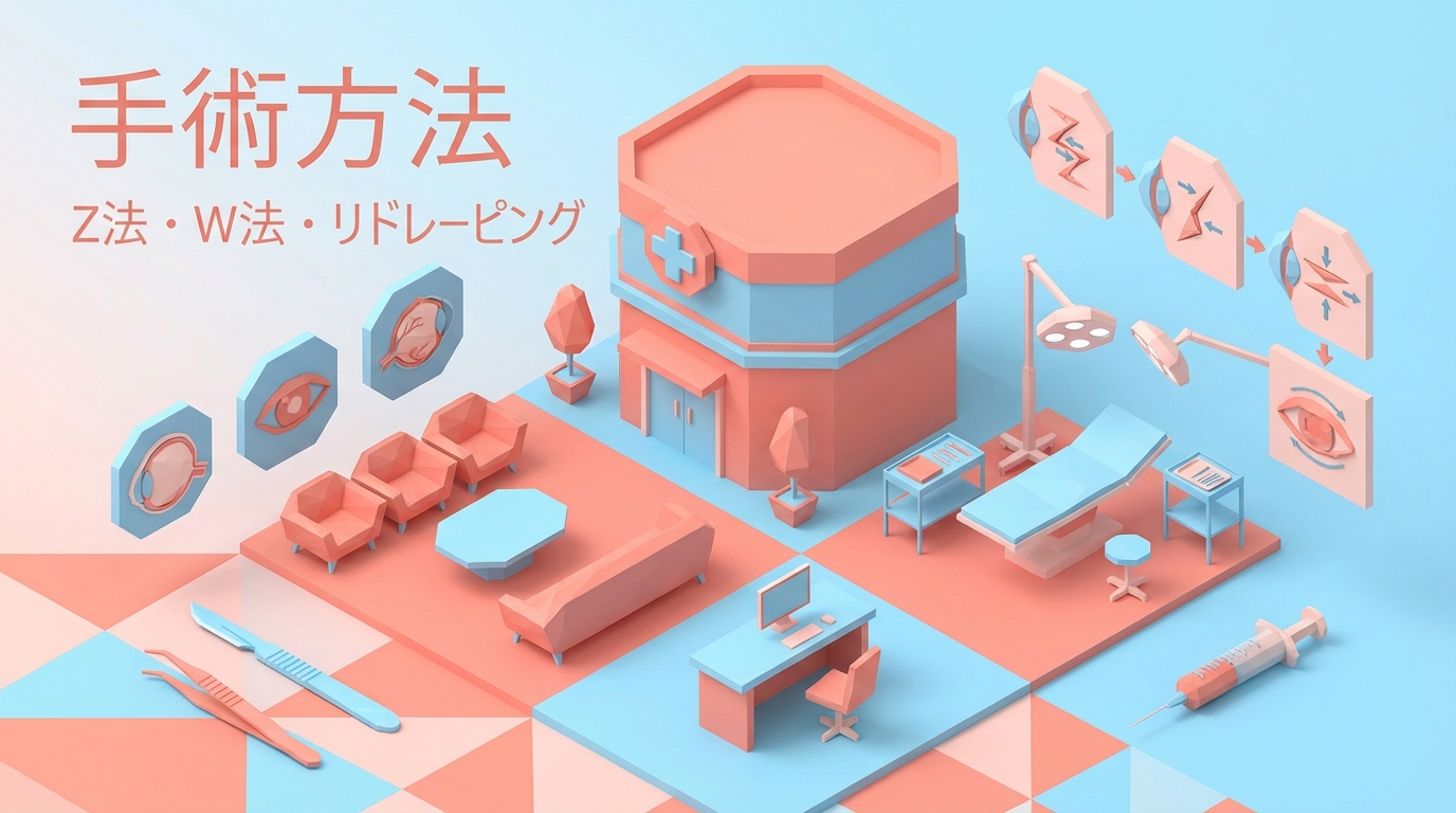 目頭切開の手術方法