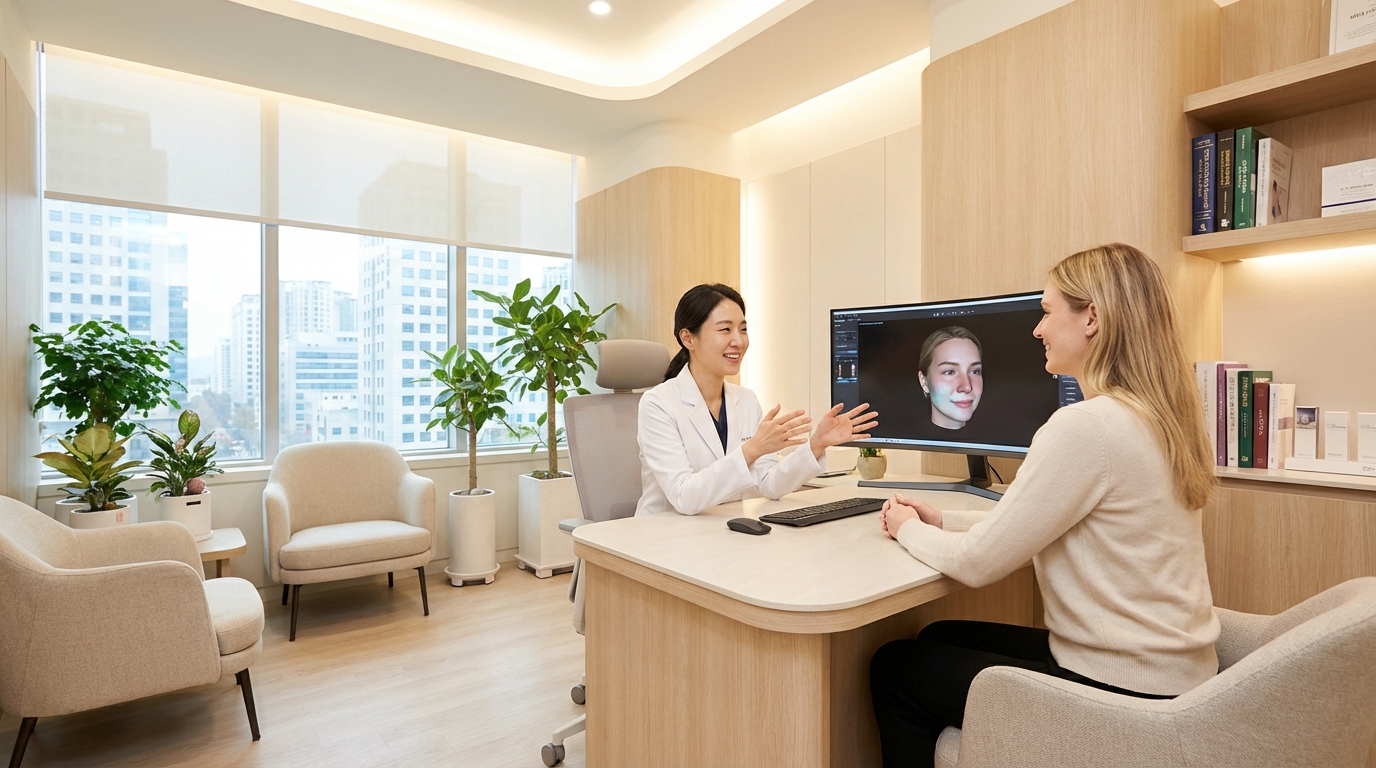 韓国クリニックのカウンセリング