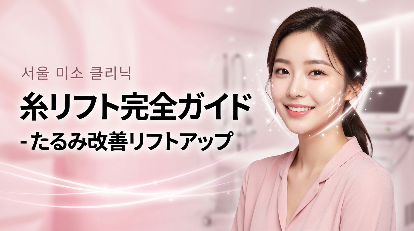糸リフト完全ガイド｜PDO糸の種類・効果・持続期間から注意点まで徹底解説